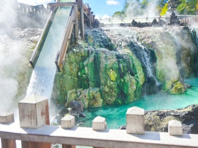 群馬県の風景：草津温泉